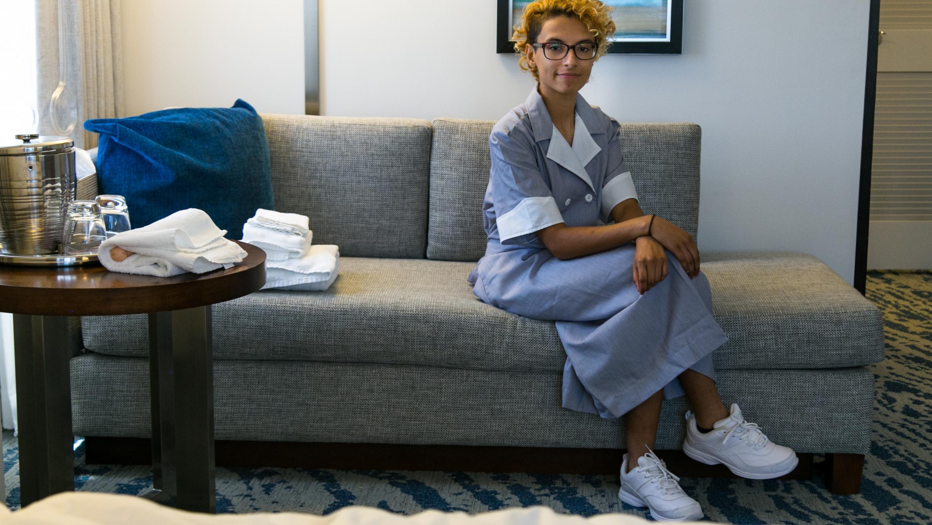 Housekeeper Has Sex with Guest