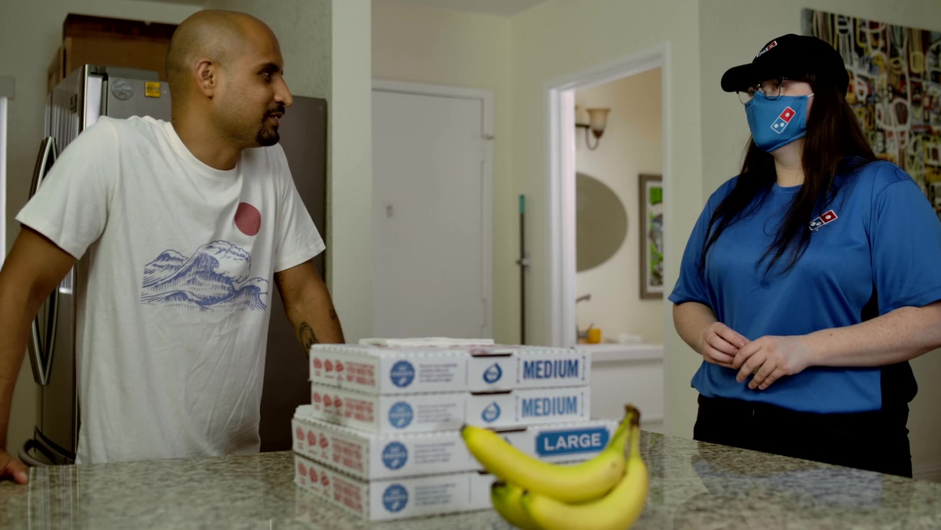 Pizza Delivery During a Pandemic